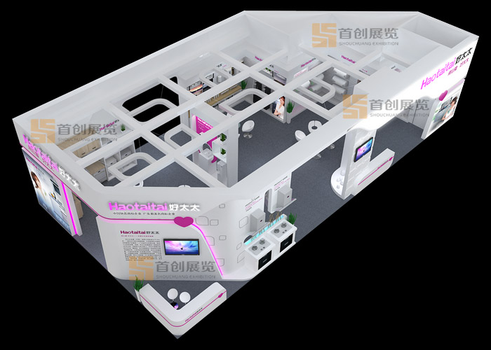 好太太 電子家電展覽設(shè)計(圖3)